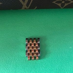 Tri tone links watch